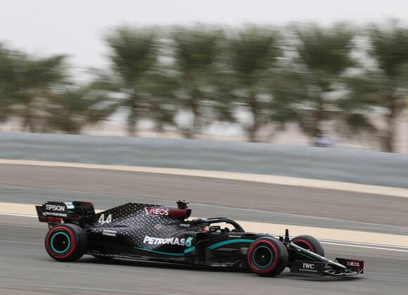 Motorsports: FIA Formula One World Championship, WM, Weltmeisterschaft 2020, Grand Prix of Bahrain Motorsports: FIA Formula One World Championship 2020, Grand Prix of Bahrain, 44 Lewis Hamilton (GBR, Mercedes-AMG Petronas Formula One Team),