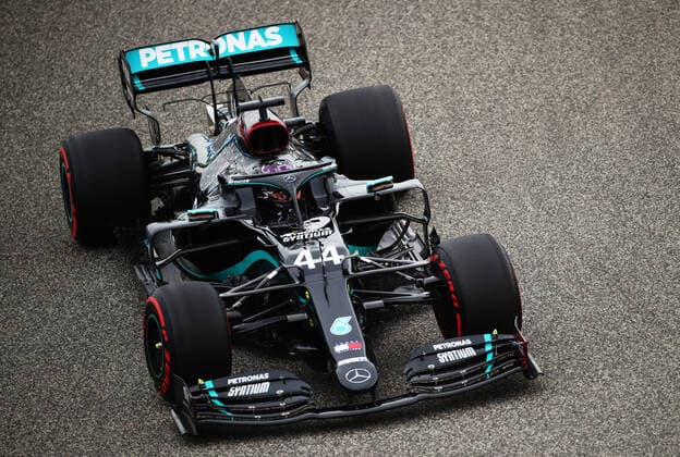 Motorsports: FIA Formula One World Championship, WM, Weltmeisterschaft 2020, Grand Prix of Bahrain Motorsports: FIA Formula One World Championship 2020, Grand Prix of Bahrain, 44 Lewis Hamilton (GBR, Mercedes-AMG Petronas Formula One Team),