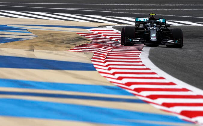 Motorsports: FIA Formula One World Championship, WM, Weltmeisterschaft 2020, Grand Prix of Bahrain Motorsports: FIA Formula One World Championship 2020, Grand Prix of Bahrain, 77 Valtteri Bottas (FIN, Mercedes-AMG Petronas Formula One Team),