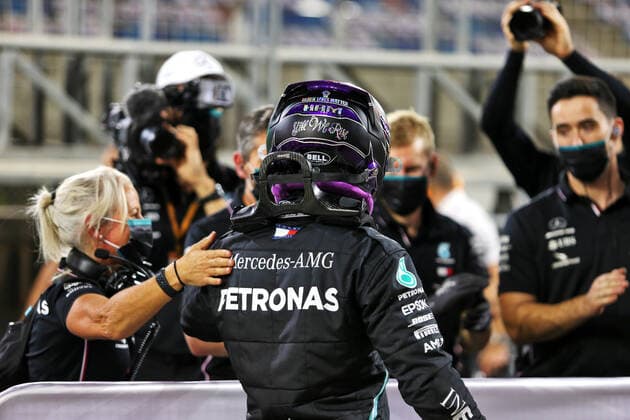 Motorsports: FIA Formula One World Championship, WM, Weltmeisterschaft 2020, Grand Prix of Bahrain Motorsports: FIA Formula One World Championship 2020, Grand Prix of Bahrain, 44 Lewis Hamilton (GBR, Mercedes-AMG Petronas Formula One Team),