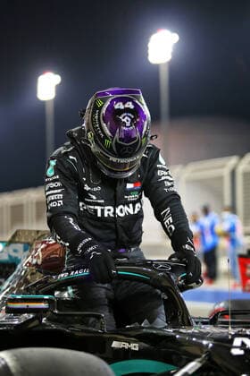 Motorsports: FIA Formula One World Championship, WM, Weltmeisterschaft 2020, Grand Prix of Bahrain Motorsports: FIA Formula One World Championship 2020, Grand Prix of Bahrain, 44 Lewis Hamilton (GBR, Mercedes-AMG Petronas Formula One Team),