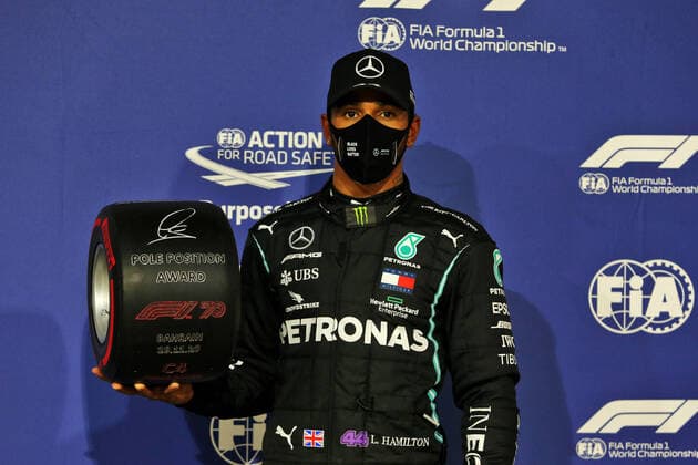 Sport Bilder des Tages Motorsports: FIA Formula One World Championship, WM, Weltmeisterschaft 2020, Grand Prix of Bahrain Motorsports: FIA Formula One World Championship 2020, Grand Prix of Bahrain, 44 Lewis Hamilton (GBR, Mercedes-AMG Petronas Formula One Team),