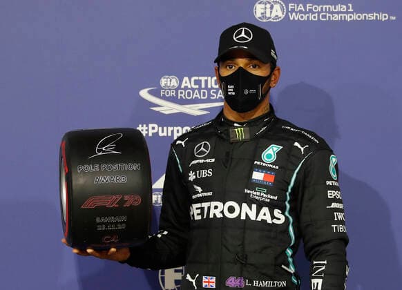 Motorsports: FIA Formula One World Championship, WM, Weltmeisterschaft 2020, Grand Prix of Bahrain Motorsports: FIA Formula One World Championship 2020, Grand Prix of Bahrain, 44 Lewis Hamilton (GBR, Mercedes-AMG Petronas Formula One Team),