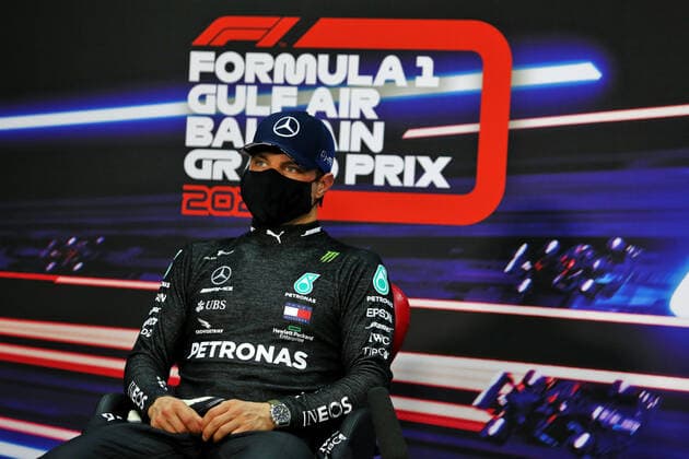 Motorsports: FIA Formula One World Championship, WM, Weltmeisterschaft 2020, Grand Prix of Bahrain Motorsports: FIA Formula One World Championship 2020, Grand Prix of Bahrain, 77 Valtteri Bottas (FIN, Mercedes-AMG Petronas Formula One Team),