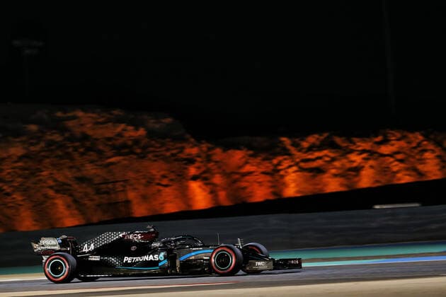 Motorsports: FIA Formula One World Championship, WM, Weltmeisterschaft 2020, Grand Prix of Bahrain Motorsports: FIA Formula One World Championship 2020, Grand Prix of Bahrain, 44 Lewis Hamilton (GBR, Mercedes-AMG Petronas Formula One Team),