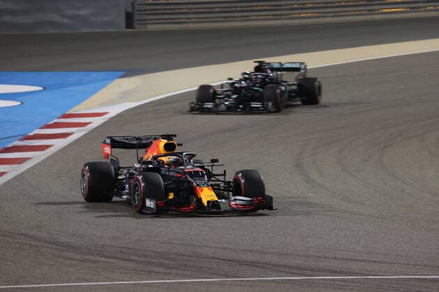 Motorsports: FIA Formula One World Championship, WM, Weltmeisterschaft 2020, Grand Prix of Bahrain, 33 Max Verstappen (NLD, Aston Martin Red Bull Racing), Sakhir Bahrain