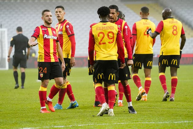 JOIE - FAIR PLAY - 29 ARNAUD KALIMUENDO (LENS) - DOS FOOTBALL : Lens vs Angers - Ligue 1 Uber Eats - 29 11 2020 FEP Panoramic 