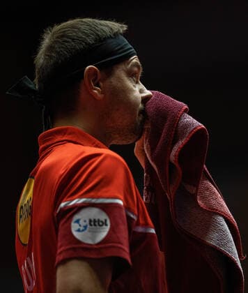 Timo Boll (Düsseldorf) Borussia Düsseldorf - 1. FC Saarbrücken TT 29.11.2020, Tischtennis; 1. Bundesliga, Herren, Saison 2020 21 Foto: Moritz Müller Only for Editorial use