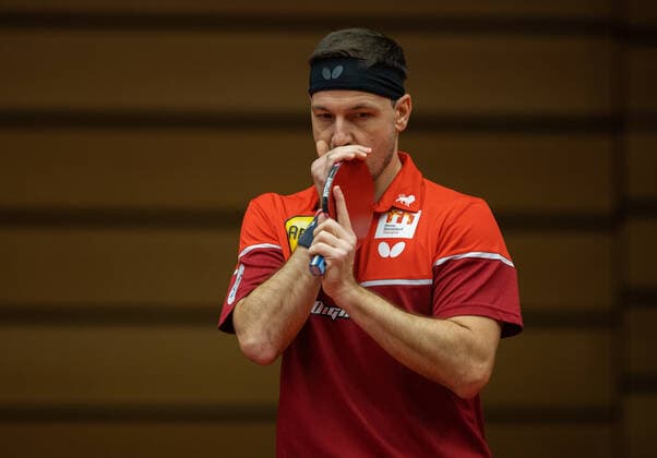Timo Boll (Düsseldorf) Borussia Düsseldorf - 1. FC Saarbrücken TT 29.11.2020, Tischtennis; 1. Bundesliga, Herren, Saison 2020 21 Foto: Moritz Müller Only for Editorial use