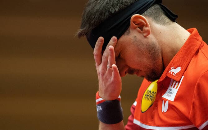 Timo Boll (Düsseldorf) Borussia Düsseldorf - 1. FC Saarbrücken TT 29.11.2020, Tischtennis; 1. Bundesliga, Herren, Saison 2020 21 Foto: Moritz Müller Only for Editorial use