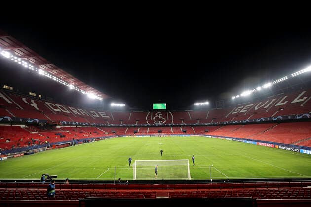 December 2, 2020, Sevilla, Spain: Estadio Sanchez Pizjuan during the UEFA Champions League match between Sevilla FC and Chelsea FC in Sevilla, Spain. Sevilla Spain - ZUMAd159 20201202_zia_d159_007 Copyright: xJosexLuisxContrerasx