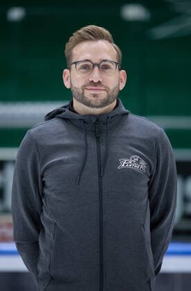 Ferdinand Merckx (Physiotherapeut Augsburger Panther), DEL, Porträttermin 2020 2021,