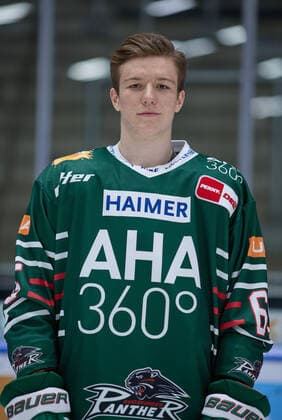Niklas Länger (Augsburger Panther 65), DEL, Porträttermin 2020 2021,