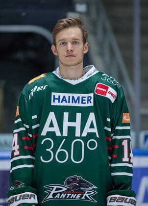 Magnus Eisenmenger (Augsburger Panther 14), DEL, Porträttermin 2020 2021,