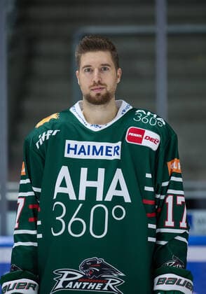 Thomas Holzmann (Augsburger Panther 17), DEL, Porträttermin 2020 2021,