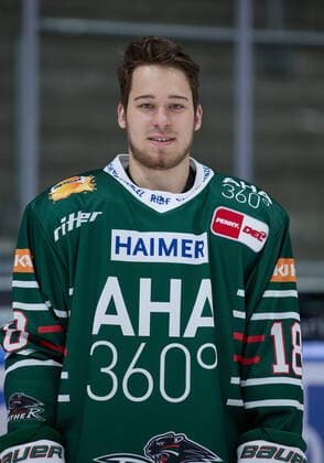 Samir Kharboutli (Augsburger Panther 18), DEL, Porträttermin 2020 2021,