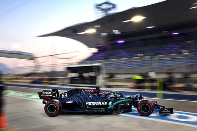 Motorsports: FIA Formula One World Championship, WM, Weltmeisterschaft 2020, Grand Prix of Sakhir Motorsports: FIA Formula One World Championship 2020, Grand Prix of Sakhir, 63 George Russell (GBR, Mercedes-AMG Petronas Formula One Team),