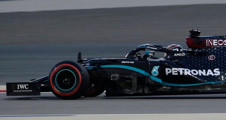 Motorsports: FIA Formula One World Championship, WM, Weltmeisterschaft 2020, Grand Prix of Sakhir Motorsports: FIA Formula One World Championship 2020, Grand Prix of Sakhir, 63 George Russell (GBR, Mercedes-AMG Petronas Formula One Team),