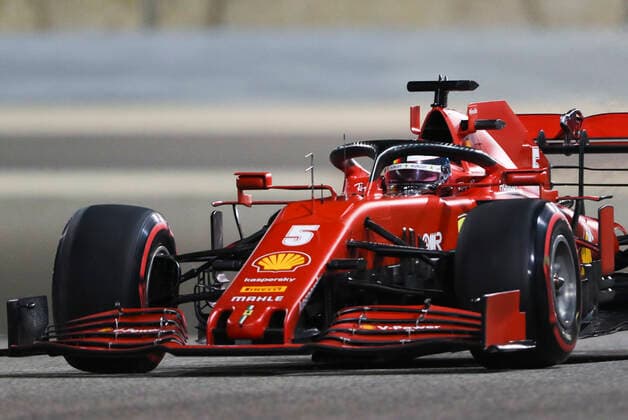 Motorsports: FIA Formula One World Championship, WM, Weltmeisterschaft 2020, Grand Prix of Sakhir Motorsports: FIA Formula One World Championship 2020, Grand Prix of Sakhir, 5 Sebastian Vettel (GER, Scuderia Ferrari Mission Winnow),