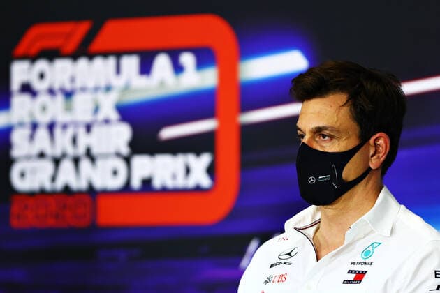 Motorsports: FIA Formula One World Championship, WM, Weltmeisterschaft 2020, Grand Prix of Sakhir Motorsports: FIA Formula One World Championship 2020, Grand Prix of Sakhir, Toto Wolff (AUT, Mercedes AMG Petronas Motorsport),