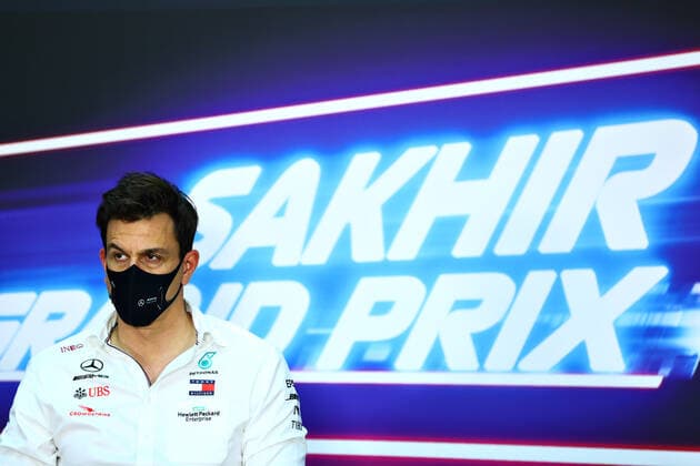 Motorsports: FIA Formula One World Championship, WM, Weltmeisterschaft 2020, Grand Prix of Sakhir Motorsports: FIA Formula One World Championship 2020, Grand Prix of Sakhir, Toto Wolff (AUT, Mercedes AMG Petronas Motorsport),