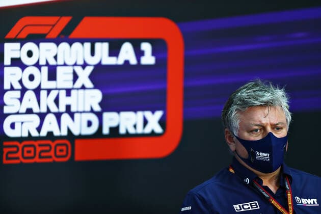 Motorsports: FIA Formula One World Championship, WM, Weltmeisterschaft 2020, Grand Prix of Sakhir Motorsports: FIA Formula One World Championship 2020, Grand Prix of Sakhir, Otmar Szafnauer (ROU, BWT Racing Point F1 Team),