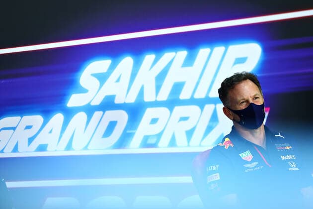 Motorsports: FIA Formula One World Championship, WM, Weltmeisterschaft 2020, Grand Prix of Sakhir Motorsports: FIA Formula One World Championship 2020, Grand Prix of Sakhir, Christian Horner (GBR, Aston Martin Red Bull Racing),