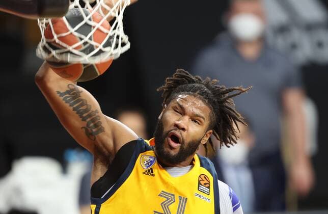 Moscows 31 BOOKER. Basketball, FC Bayern Basketball - Khimki Moskau, 12th round, Euroleague, Saison 2020-2021, am 4.12.2020 in Muenchen, A U D I D O M E, Deutschland. Quelle Copyright Credit : Oryk HAIST