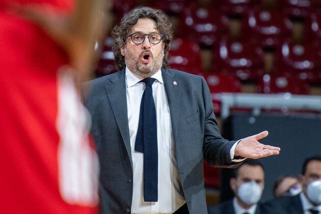 Head Coach Andrea Trinchieri (FC Bayern), FC Bayern Basketball vs. BC Khimki Moskau, Basketball, Euroleague, 04.12.2020 Muenchen Bayern Deutschland