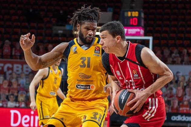 Devin Booker 31 (BK Khimki Moskau), Vladimir Lucic 11 (FC Bayern), FC Bayern Basketball vs. BC Khimki Moskau, Basketball, Euroleague, 04.12.2020 Muenchen Bayern Deutschland
