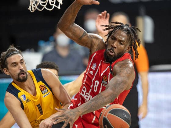 Moscows 1 SHVED vs Jalen REYNOLDS ( 8 FCBB). Basketball, FC Bayern Basketball - Khimki Moskau, 12th round, Euroleague, Saison 2020-2021, am 4.12.2020 in Muenchen, A U D I D O M E, Deutschland. Quelle Copyright Credit : Oryk HAIST