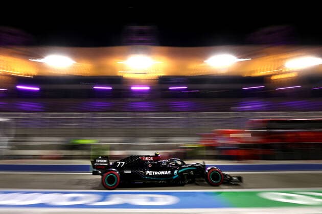 Sport Bilder des Tages Motorsports: FIA Formula One World Championship, WM, Weltmeisterschaft 2020, Grand Prix of Sakhir Motorsports: FIA Formula One World Championship 2020, Grand Prix of Sakhir, 77 Valtteri Bottas (FIN, Mercedes-AMG Petronas Formula One Team),