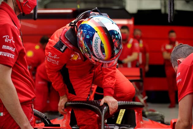 Motorsports: FIA Formula One World Championship, WM, Weltmeisterschaft 2020, Grand Prix of Sakhir Motorsports: FIA Formula One World Championship 2020, Grand Prix of Sakhir, 5 Sebastian Vettel (GER, Scuderia Ferrari Mission Winnow),
