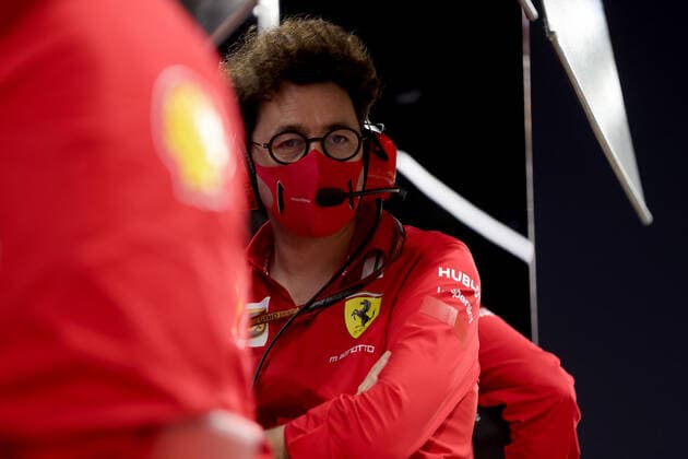 Motorsports: FIA Formula One World Championship, WM, Weltmeisterschaft 2020, Grand Prix of Sakhir Motorsports: FIA Formula One World Championship 2020, Grand Prix of Sakhir, Mattia Binotto (ITA, Scuderia Ferrari Mission Winnow),
