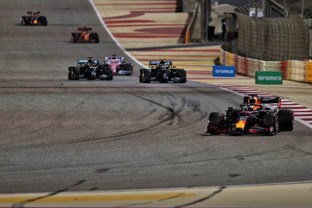 Motorsports: FIA Formula One World Championship, WM, Weltmeisterschaft 2020, Grand Prix of Sakhir Motorsports: FIA Formula One World Championship 2020, Grand Prix of Sakhir, 33 Max Verstappen (NLD, Aston Martin Red Bull Racing),