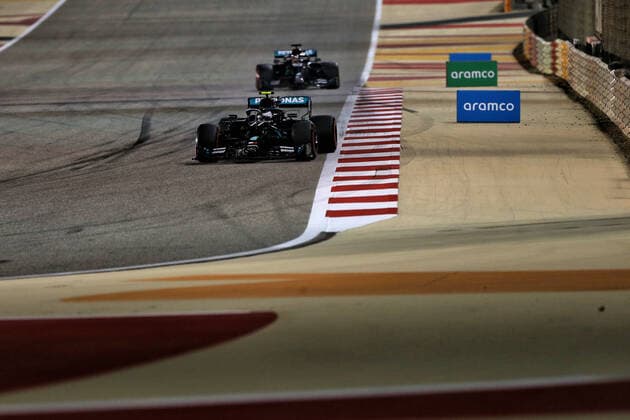 Motorsports: FIA Formula One World Championship, WM, Weltmeisterschaft 2020, Grand Prix of Sakhir Motorsports: FIA Formula One World Championship 2020, Grand Prix of Sakhir, 77 Valtteri Bottas (FIN, Mercedes-AMG Petronas Formula One Team),