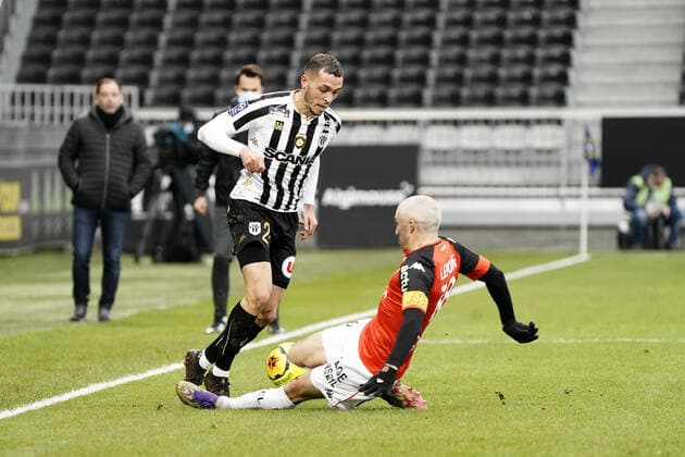 27 MATHIAS PEREIRA LAGE (SCO) FOOTBALL : Angers vs Lorient - Ligue 1 Uber Eats - 06 12 2020 FEP Panoramic 