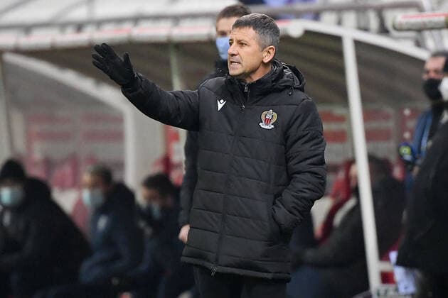 ADRIAN URSEA (ENTRAINEUR NICE) FOOTBALL : Reims vs Nice - Ligue 1 Uber Eats - 06 12 2020 FEP Panoramic 