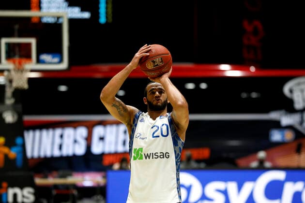 06.12.2020, easyCredit Basketball Bundesliga, BBL, Saison 2020 2021, Herren, Chemnitz Niners - Fraport Skyliners Frankfurt Rasheed Moore, Fraport Skyliner Frankfurt Chemnitz Messe Chemnitz Sachsen Germany