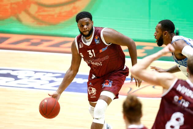 06.12.2020, easyCredit Basketball Bundesliga, BBL, Saison 2020 2021, Herren, Chemnitz Niners - Fraport Skyliners Frankfurt Joe Lawson, Niners Chemnitz Chemnitz Messe Chemnitz Sachsen Germany