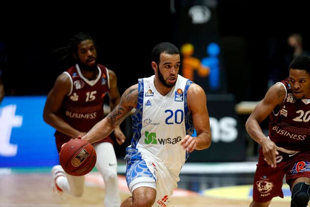 06.12.2020, easyCredit Basketball Bundesliga, BBL, Saison 2020 2021, Herren, Chemnitz Niners - Fraport Skyliners Frankfurt Rasheed Moore, Fraport Skyliner Frankfurt Chemnitz Messe Chemnitz Sachsen Germany