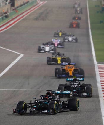 Motorsports: FIA Formula One World Championship, WM, Weltmeisterschaft 2020, Grand Prix of Sakhir Motorsports: FIA Formula One World Championship 2020, Grand Prix of Sakhir, 63 George Russell (GBR, Mercedes-AMG Petronas Formula One Team),