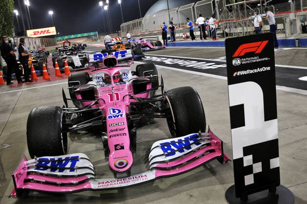 Motorsports: FIA Formula One World Championship, WM, Weltmeisterschaft 2020, Grand Prix of Sakhir Motorsports: FIA Formula One World Championship 2020, Grand Prix of Sakhir, 11 Sergio Perez (MEX, BWT Racing Point F1 Team),