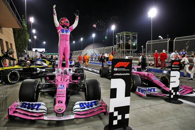 Motorsports: FIA Formula One World Championship, WM, Weltmeisterschaft 2020, Grand Prix of Sakhir Motorsports: FIA Formula One World Championship 2020, Grand Prix of Sakhir, 11 Sergio Perez (MEX, BWT Racing Point F1 Team),