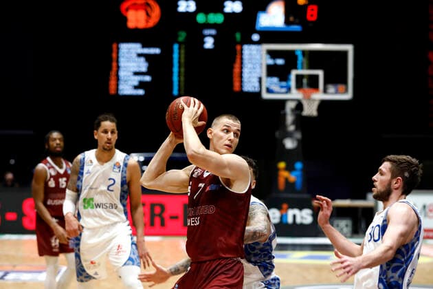 06.12.2020, easyCredit Basketball Bundesliga, BBL, Saison 2020 2021, Herren, Chemnitz Niners - Fraport Skyliners Frankfurt Jonas Richter, Niners Chemnitz Chemnitz Messe Chemnitz Sachsen Germany