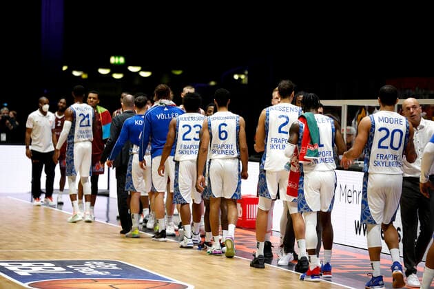 06.12.2020, easyCredit Basketball Bundesliga, BBL, Saison 2020 2021, Herren, Chemnitz Niners - Fraport Skyliners Frankfurt Abschied Chemnitz Messe Chemnitz Sachsen Germany