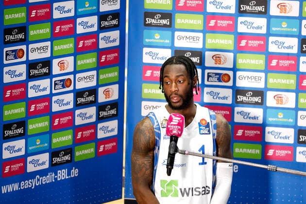 06.12.2020, easyCredit Basketball Bundesliga, BBL, Saison 2020 2021, Herren, Chemnitz Niners - Fraport Skyliners Frankfurt Matt Mobley, Fraport Skyliner Frankfurt Chemnitz Messe Chemnitz Sachsen Germany