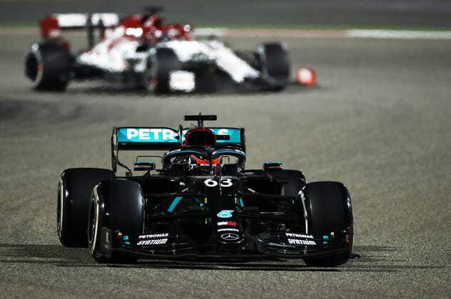 Motorsports: FIA Formula One World Championship, WM, Weltmeisterschaft 2020, Grand Prix of Sakhir Motorsports: FIA Formula One World Championship 2020, Grand Prix of Sakhir, 63 George Russell (GBR, Mercedes-AMG Petronas Formula One Team),