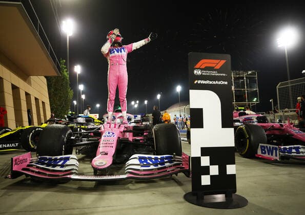 Motorsports: FIA Formula One World Championship, WM, Weltmeisterschaft 2020, Grand Prix of Sakhir Motorsports: FIA Formula One World Championship 2020, Grand Prix of Sakhir, 11 Sergio Perez (MEX, BWT Racing Point F1 Team),