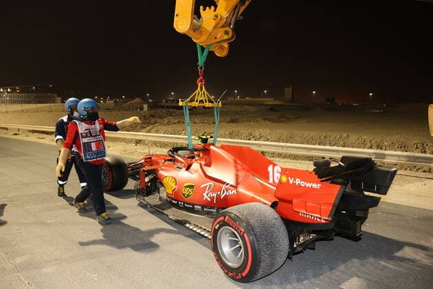 Motorsports: FIA Formula One World Championship, WM, Weltmeisterschaft 2020, Grand Prix of Sakhir, Car of 16 Charles Leclerc (MCO, Scuderia Ferrari Mission Winnow), Sakhir Bahrain